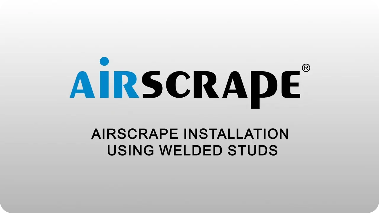 airscrape-installation-using-welded-studs